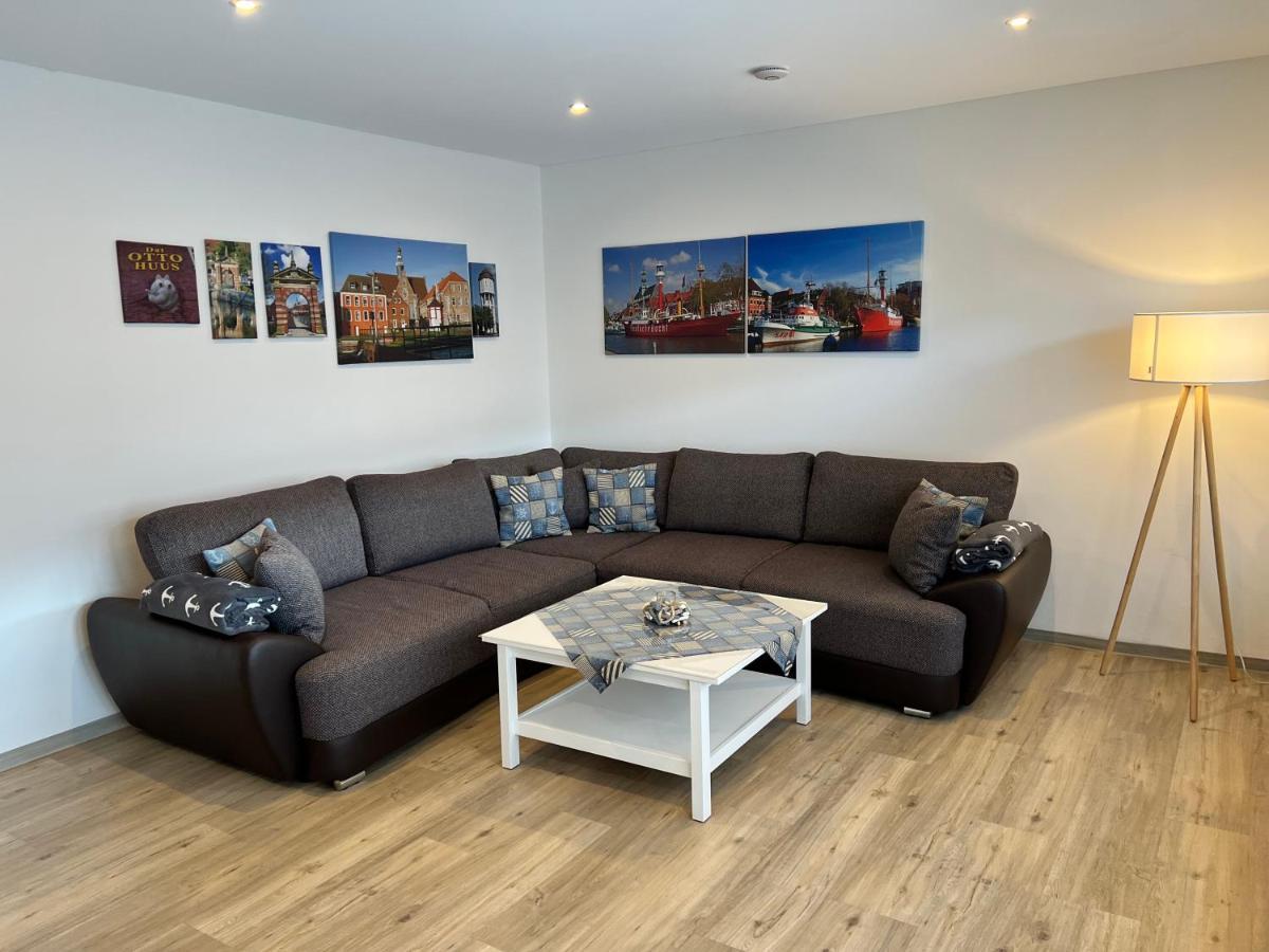 Ferienwohnung Wippsteert - 5 Sterne - Mit Balkon Und Pkw Stellplatz 埃姆登 外观 照片